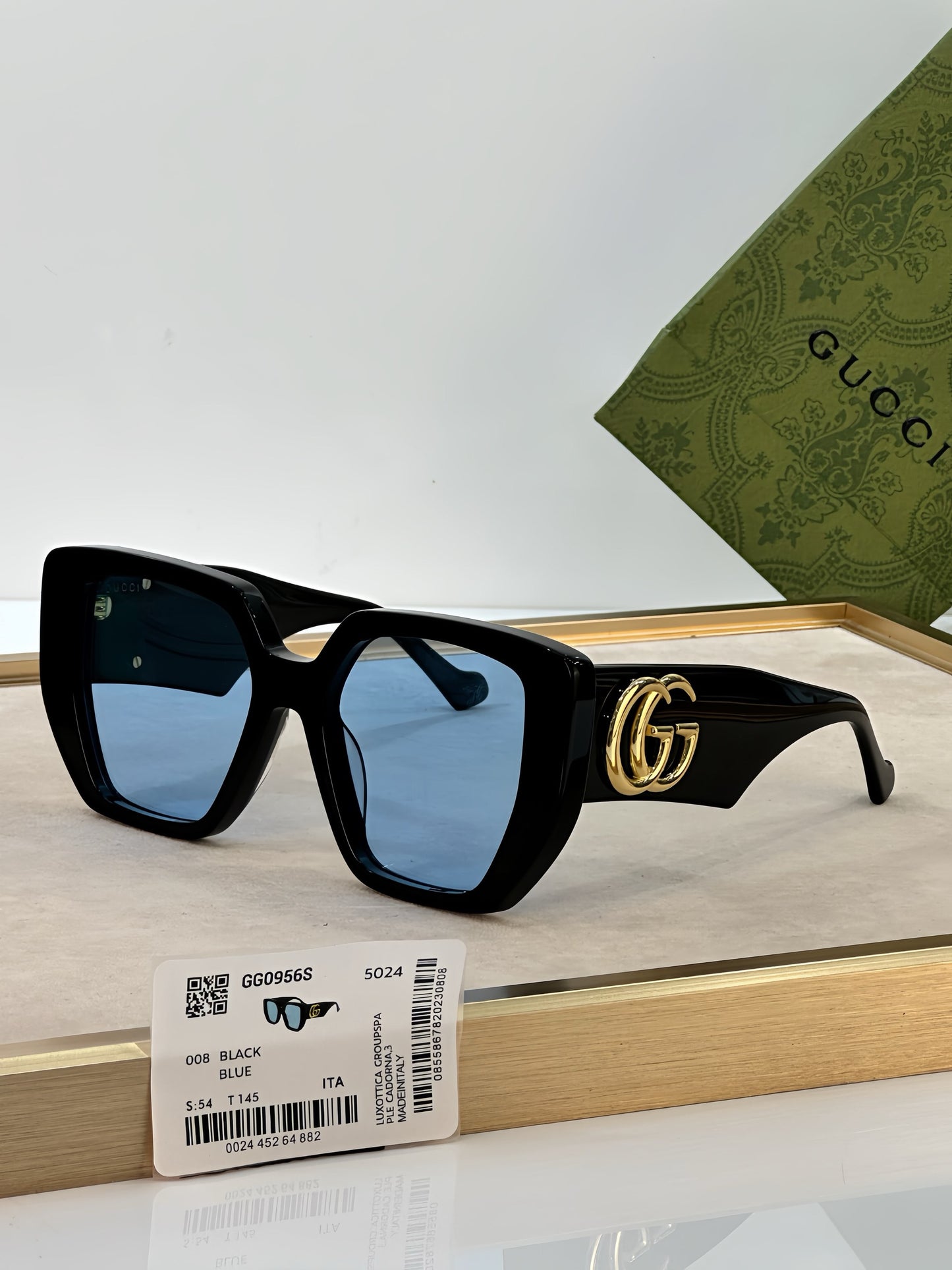 Gucci GG 0956S 001 Unisex Sunglasses ✨