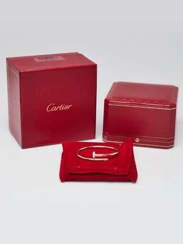 Cartier 18K Gold Plated Jewelry Juste Un Clou Bracelet yellow rose silver ✨ - onlinechics.com