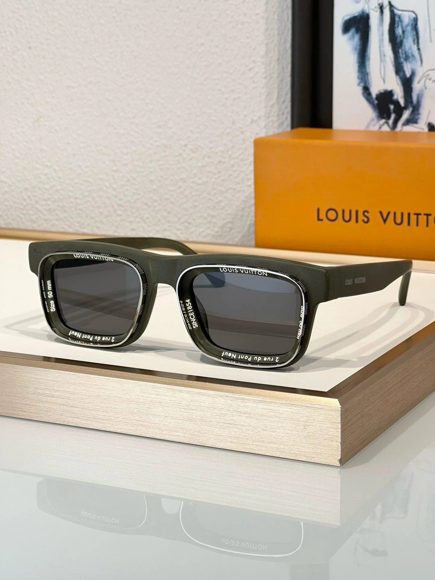 Z2442U Louis Vuitton Super Vision Square Sunglasses ✨ — onlinechics