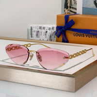 Louis Vuitton Z3015U LV Jewel Low Cat Eye Sunglasses  ✨