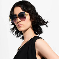 Louis Vuitton Z3169U Flower Edge Metal Square Sunglasses   ✨
