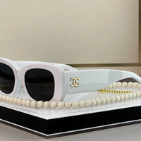 CHANEL 5488 C622/T8 Rectangle Women's Acetate Sunglasses  ✨