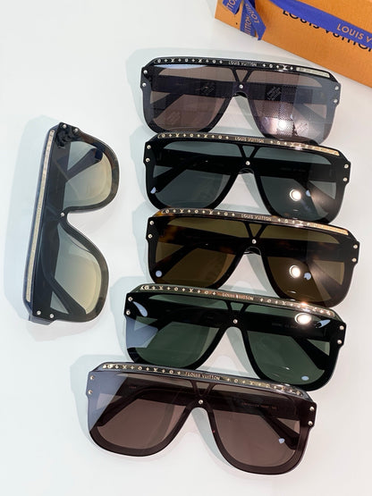 Louis Vuitton Z2878U LV Waimea Mask Round  Sunglasses  ✨