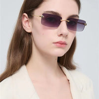 '- Cartier CT0598S 001 Première de Cartier Rectangle Shape Sunglasses NEW 🐆