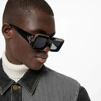 LOUIS VUITTON Z1166W 1.1 Millionaires Rectangular Sunglasses  ✨