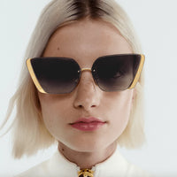 Louis Vuitton Z1993U LV  Moon Metal Cat Eye Women's Sunglasses ✨