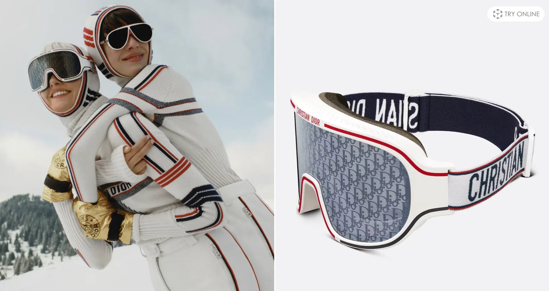 dior goggles ski 2024 DIOR DIORALPS M1I White Ski Goggles ❄️ — onlinechics