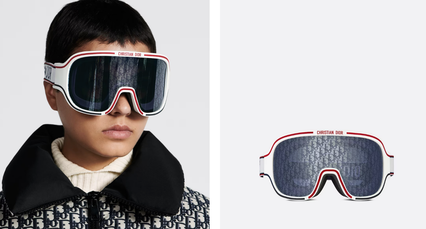 2024 DIOR  DIORALPS M1I White Ski Goggles ❄️ - buyonlinebehappy