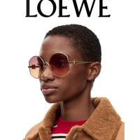 New Season 2024 LOEWE Oversize sunglasses in metal  🖤