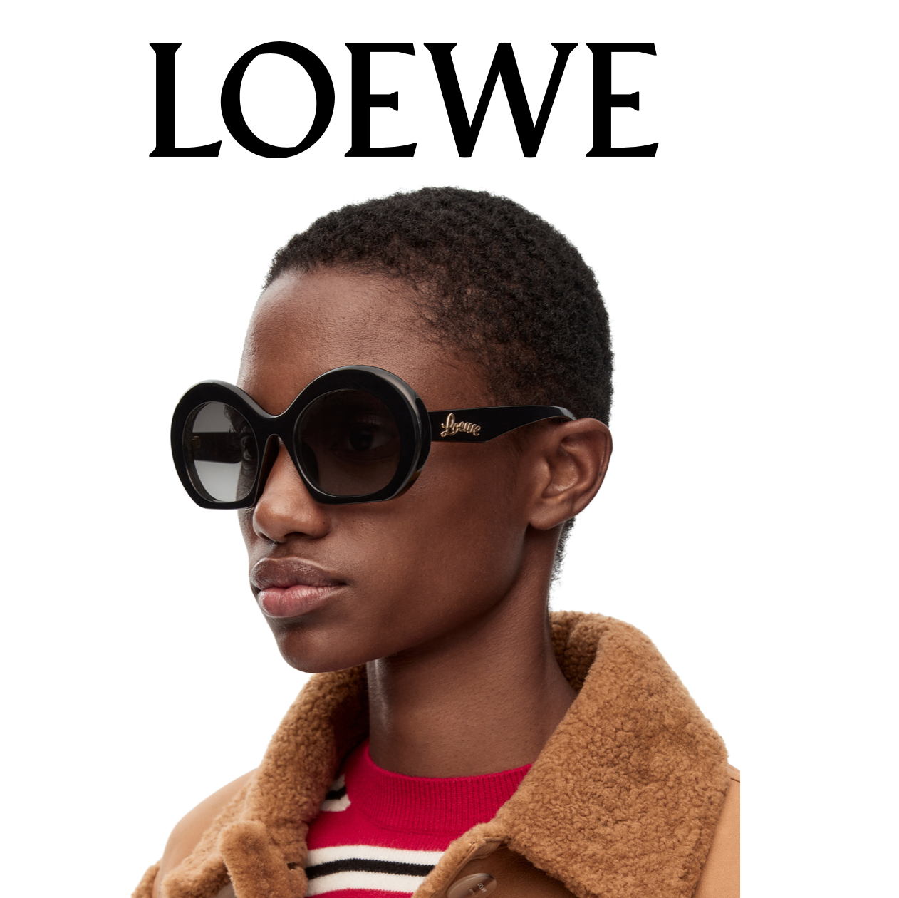 LOEWE Half Moon Women's Acetate Sunglasses LW50057✨ - buyonlinebehappy