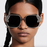 DIOR DiorFantastica S1U Square Sunglasses with Swarovski® Crystals 💎
