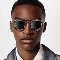 Louis Vuitton Z2213U  LV Super Vision Metal Pilot Square Sunglasses  ✨