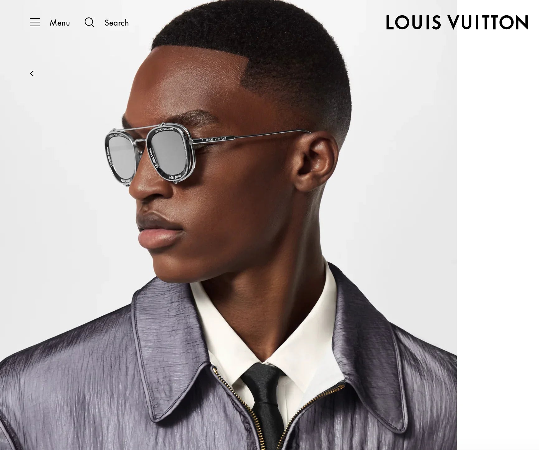 Louis Vuitton Z2213U LV Super Vision Metal Pilot Square Sunglasses