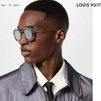 Louis Vuitton Z2213U  LV Super Vision Metal Pilot Square Sunglasses  ✨