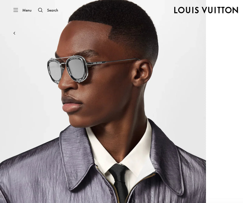 Louis Vuitton Z2213U LV Super Vision Metal Pilot Square Sunglasses