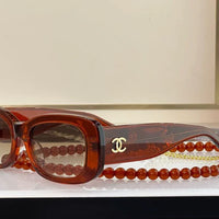 CHANEL 5488 C622/T8 Rectangle Women's Acetate Sunglasses  ✨