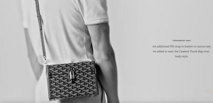 Goyard Cassette Trunk Strap Bag - 11 Available Colors ✨ - onlinechics.com