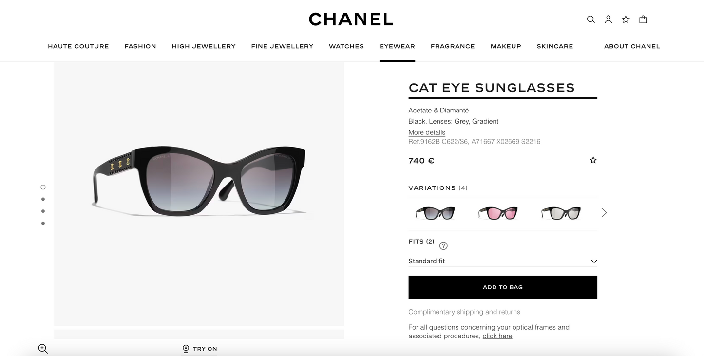 CHANEL 9162B CAT EYE Sunglasses  New Collection  ✨