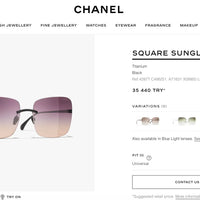 CHANEL 4287T SQUARE SUNGLASSES &GLASSES  🖤