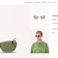 Valentino VLS-183 Floating Rimless Metal Glasses✨