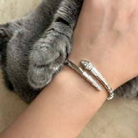 BVLGARI SERPENTI VIPER Rose-Gold-White  Bracelet ✨