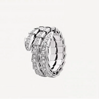 BVLGARI SERPENTI VIPER Rose-Gold-White  Rings ✨