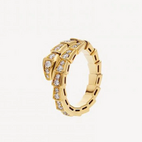 BVLGARI SERPENTI VIPER Rose-Gold-White  Rings ✨