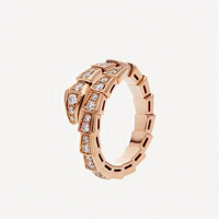 BVLGARI SERPENTI VIPER Rose-Gold-White  Rings ✨