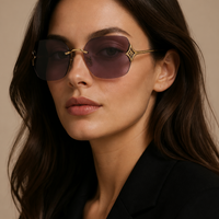 Louis Vuitton Z3457U Curvy Flower Rectangle Sunglasses✨