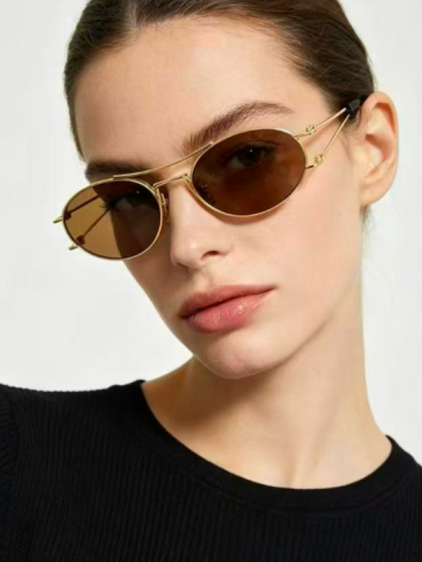 PRADA PR D61S Metal Round Sunglasses🟥