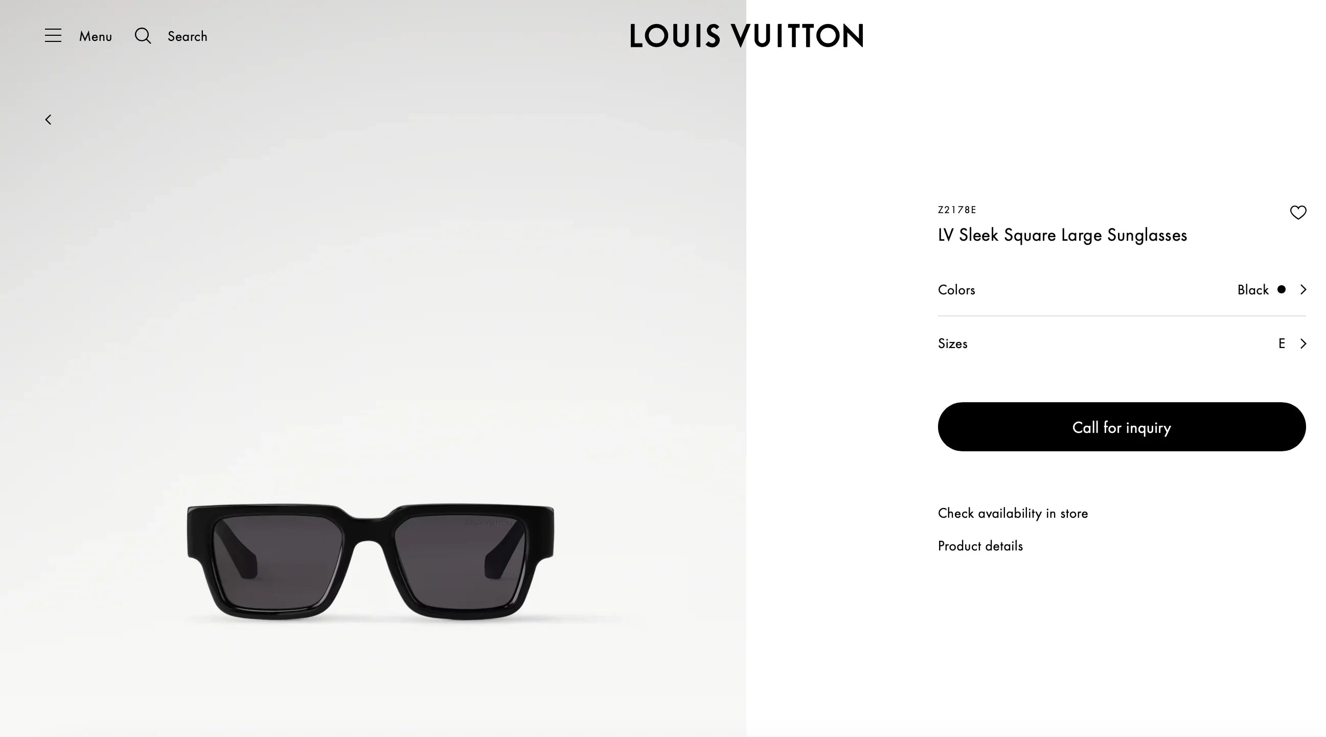 Louis Vuitton Z2178E LV Sleek Square Large Sunglasses ✨ — onlinechics