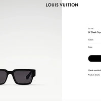 Louis Vuitton Z2178E LV Sleek Square Large Sunglasses ✨ — onlinechics