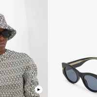 FENDI Fendi Roma FOL083 V1PF1N51 Acetate Sunglasses✨