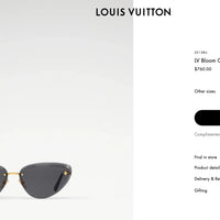 Louis Vuitton Z2138U LV Bloom Cat Eye Sunglasses ✨