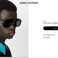 Louis Vuitton Z2067U LV Rush Aviator Sunglasses ✨