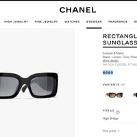 CHANEL 5534 Rectangle Sunglasses New Collection  ✨