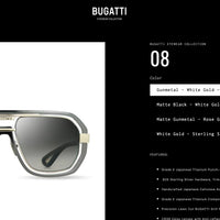 BUGATTI EYEWEAR COLLECTION 08 Sunglasses  🏎️