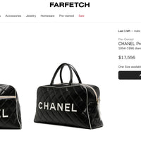 Chanel Vintage CHANEL ULTRA RARE 1994-1996  diamond-quilted holdall bag 🖤