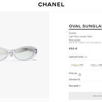 CHANEL 9175 Oval Women's Sunglasses  🖤