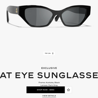 CHANEL 9186 EXCLUSIVE CAT EYE Sunglasses Chanel Eyewear  🖤