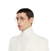 Gucci GG1654S 012 Aviator Oversized Sunglasses 🇮🇹