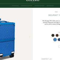 Goyard Bourget PM Trolley Case -9 Colors ✨