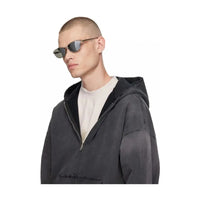 BALENCIAGA BB0357SA Metal Sunglasses 👽