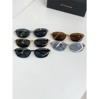 BALENCIAGA BB0357SA Metal Sunglasses 👽