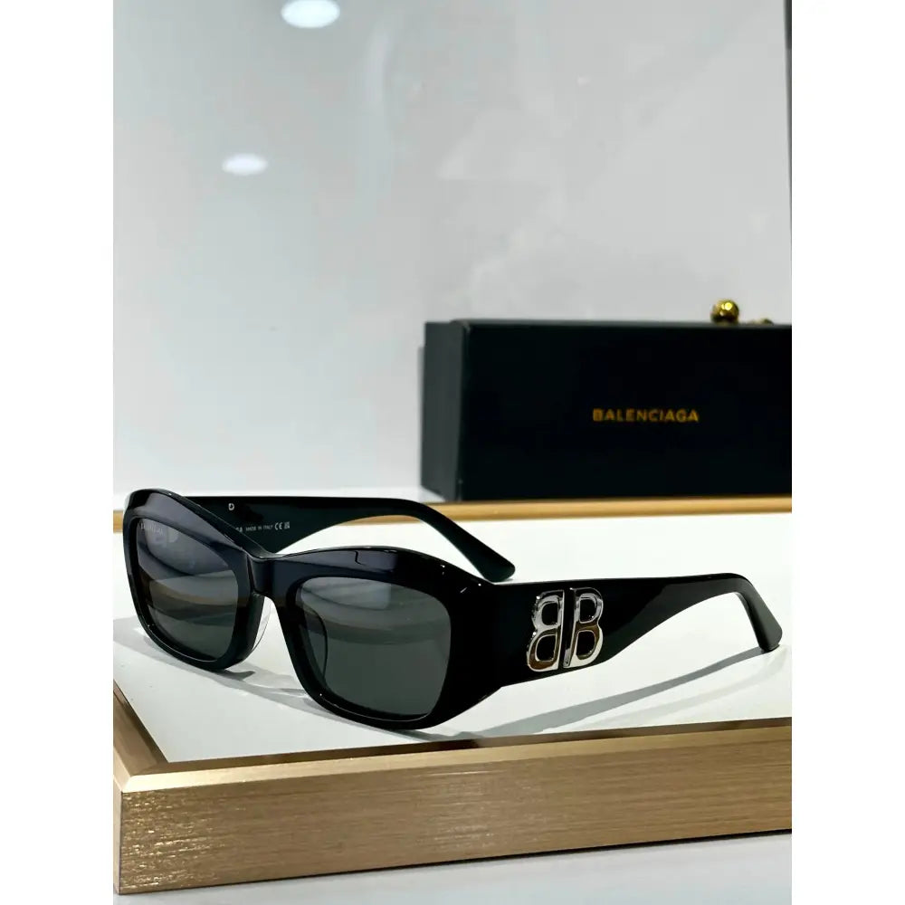 BALENCIAGA BB0397SK BB Logo Sunglasses🖤