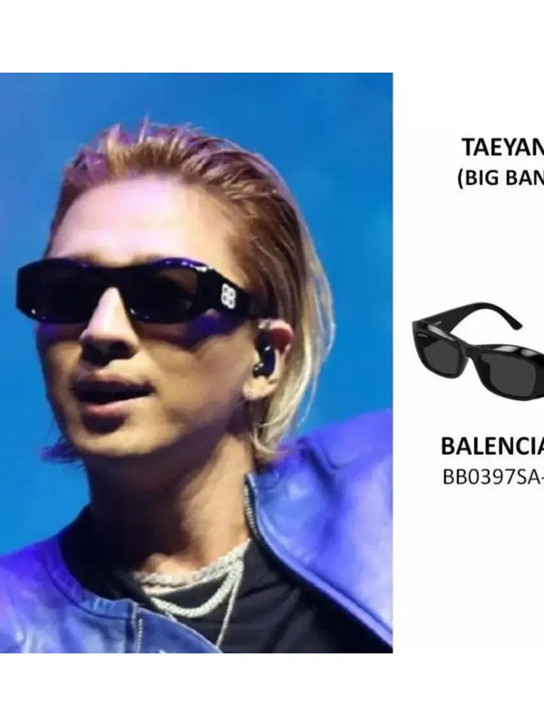 BALENCIAGA BB0397SK BB Logo Sunglasses🖤