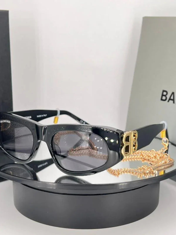 BALENCIAGA DYNASTY D-FRAME SUNGLASSES IN BLACK Sunglasses ✨