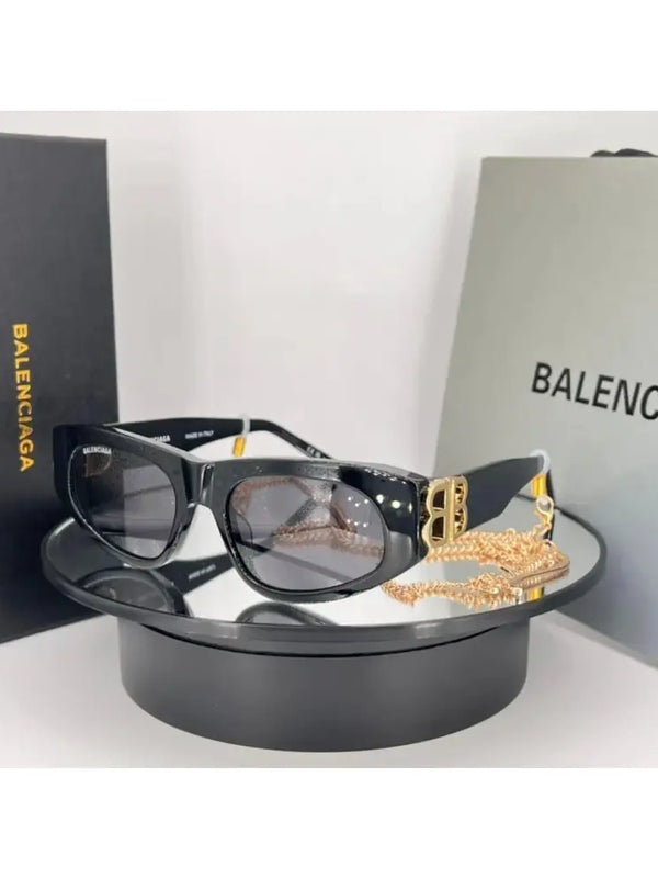 BALENCIAGA DYNASTY D-FRAME SUNGLASSES IN BLACK Sunglasses ✨