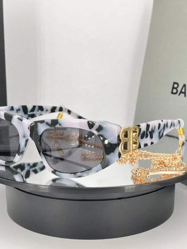 BALENCIAGA DYNASTY D-FRAME SUNGLASSES IN BLACK Sunglasses ✨