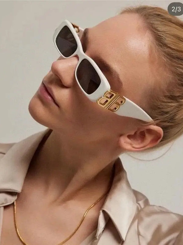 Balenciaga Eyewear BA 0096S  rectangle-frame sunglasses Unisex🖤